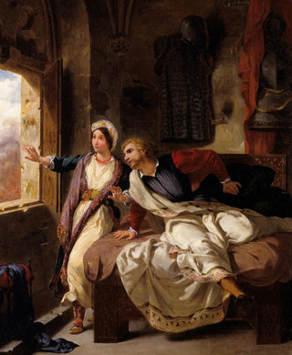 Eugne Delacroix - Rebecca and the Wounded Ivanhoe.webp
