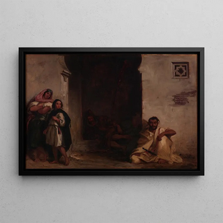Eugne Delacroix - Street in Meknes.webp
