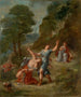 Das Frühling: Eurydice von einer Schlange beim Blumenpflücken gebissen, der Tod von Eurydice - Eugène Delacroix — Ansicht des Kunstwerks