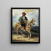 Der türkische Reiter - Eugène Delacroix — gerahmtes Bild an der Wand
