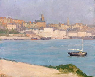 Das Hafen von Boulogne - Eugène Emmanuel Lemercier — Ansicht des Kunstwerks