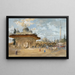 La Fontaine du Sultan Ahmed III Konstantinopel - Eugène Flandin — gerahmtes Bild an der Wand