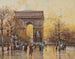 Arc de Triomphe im Herbst - Eugène Galien-Laloue — Ansicht des Kunstwerks