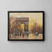 Arc de Triomphe im Herbst - Eugène Galien-Laloue — gerahmtes Bild an der Wand
