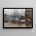 Boulevard animé Paris - Eugène Galien-Laloue — gerahmtes Bild an der Wand