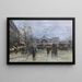 La Gare de l'Est - Eugène Galien-Laloue — gerahmtes Bild an der Wand