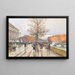 L'Assemblée nationale und die Brücke der Concorde - Eugène Galien-Laloue — gerahmtes Bild an der Wand
