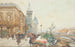 Der Blumenmarkt - Eugène Galien-Laloue — Ansicht des Kunstwerks
