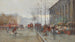 Der Blumenmarkt in der Madeleine - Eugène Galien-Laloue — Ansicht des Kunstwerks