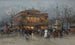 Le Théâtre du Châtelet, Paris - Eugène Galien-Laloue — Ansicht des Kunstwerks