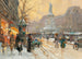 Paris Place de la République unter Regen - Eugène Galien-Laloue — Ansicht des Kunstwerks
