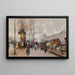 Quai Voltaire - Eugène Galien-Laloue — gerahmtes Bild an der Wand