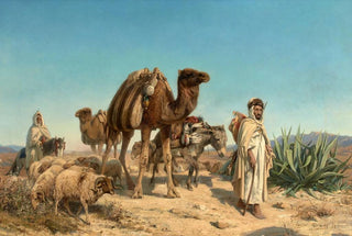 Eugne Girardet - Caravane dans le dsert.webp
