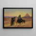 Flucht nach Ägypten - Eugène Girardet — gerahmtes Bild an der Wand