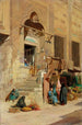 Die Moschee von El Azhar in Kairo - Eugène Girardet — Ansicht des Kunstwerks