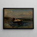 Petit bateau - Eugène Isabey — gerahmtes Bild an der Wand