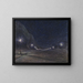 Hornsgatan bei Nacht - Eugène Jansson — gerahmtes Bild an der Wand