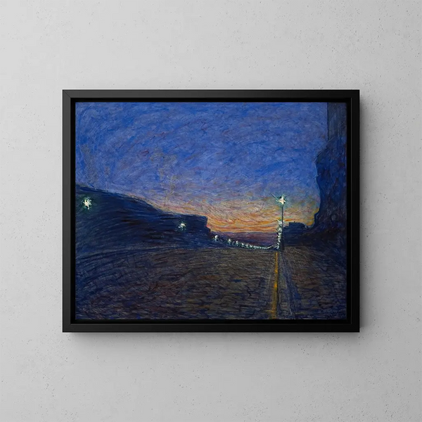 Hornsgatan - Eugène Jansson — gerahmtes Bild an der Wand