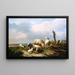 Schafe in einer Landschaft - Eugène Joseph Verboeckhoven — gerahmtes Bild an der Wand