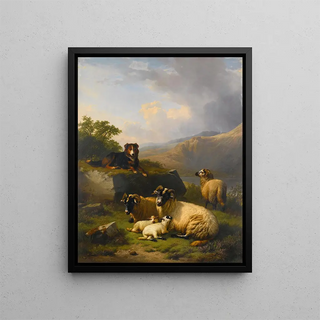 Eugne Joseph Verboeckhoven - The Guardian Of The Flock.webp