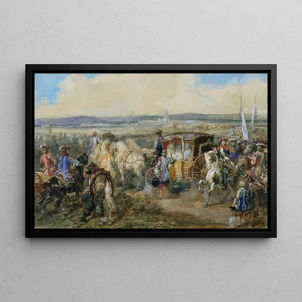 Eugne Lami - The Court of Louis XIV in Flanders.webp