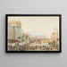 La Übersetzung der Asche Napoleons - Eugène Lami — gerahmtes Bild an der Wand