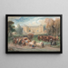 Louis XIV Führt seine Kutsche im Park von Versailles - Eugène Louis Lami — gerahmtes Bild an der Wand