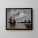 Dordrecht - Eugène Vail — gerahmtes Bild an der Wand