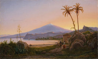 Eugne von Gurard - Der tna im Abendlicht.webp