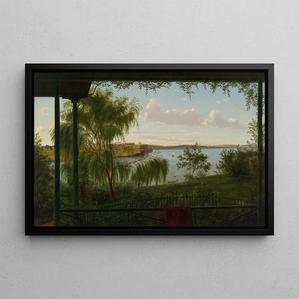 Eugne von Gurard - From the verandah of Purrumbete.webp