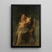 L Enlèvement - Évariste Vital Luminais — gerahmtes Bild an der Wand
