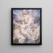 Mädchen des Nebels - Evelyn De Morgan — gerahmtes Bild an der Wand
