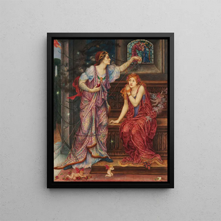 Evelyn De Morgan - Queen Eleanor Fair Rosamund.webp