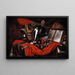 Eine Vanitas - Evert Collier — gerahmtes Bild an der Wand