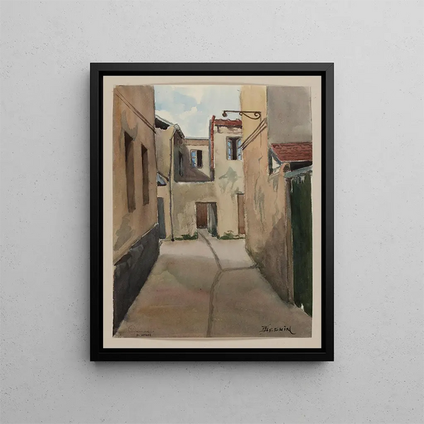 Avenue Constant Martin - F. Seguin — gerahmtes Bild an der Wand