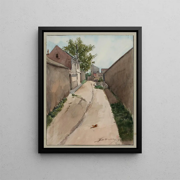Rue Lhuillier - F. Seguin — gerahmtes Bild an der Wand
