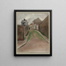 Rue Yvart von der rue d’Alleray bis zur rue de la Quintinie, Vaugirard - F. Sguin — gerahmtes Bild an der Wand