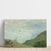 Reproduktion des Gemäldes Klippen bei Pourville - Claude Monet