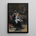 Die Lektion - Fanny Fleury — gerahmtes Bild an der Wand