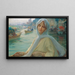 Unterhaltung am Göksu - Fausto Zonaro — gerahmtes Bild an der Wand