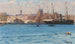 Bateaux dans un port - Fausto Zonaro — Ansicht des Kunstwerks