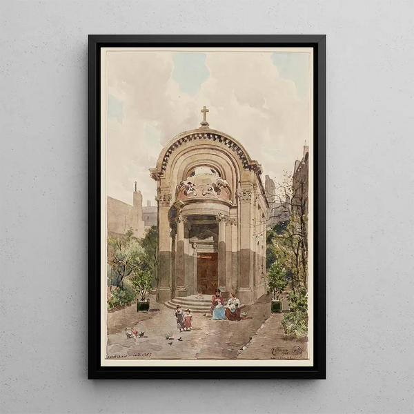 Fdor Hoffbauer - Chapelle de lancien collge des Lombards 15 rue des Carmes 5me arrondissement.webp