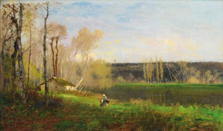 Federico Rossano - Woman and child by a pond.webp
