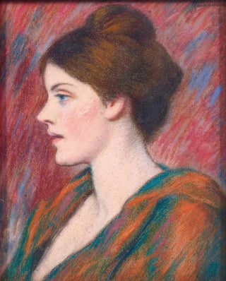 Federico Zandomeneghi - Portrait of a Lady in Profile.webp