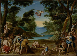 Cupidon und Pan - Federico Zuccaro — Ansicht des Kunstwerks