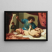 Tarquinius und Lucrèce - Felice Ficherelli — gerahmtes Bild an der Wand