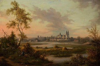 Feliks Brzozowski - Church and monastery in Ld.webp