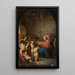 Jesus und die kleinen Kinder - Felix-Henri Giacomotti — gerahmtes Bild an der Wand