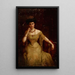Portrait von Augusta Victoria von Schleswig-Holstein 1858-1921 Ehefrau von Wilhelm II 1859-1941 König von Preußen und Kaiser - Felix Ehrlich — gerahmtes Bild an der Wand