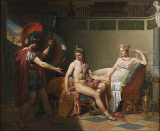 Felix Jan Ferdinand Heyndrickx - Hector Censuring Helen and Paris.webp